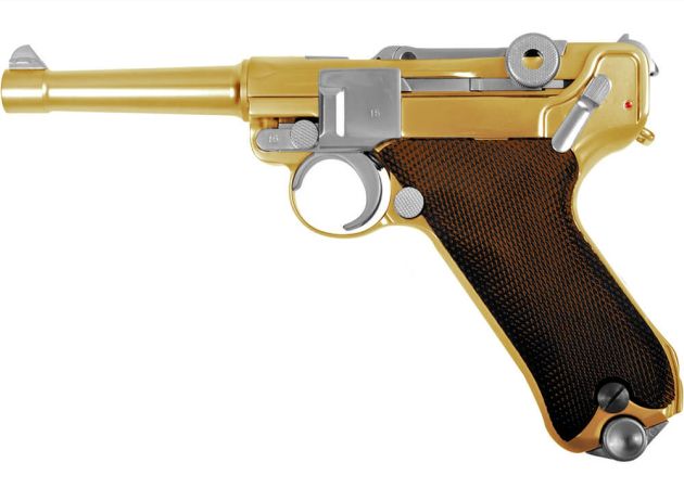 WE Luger P08 Gold