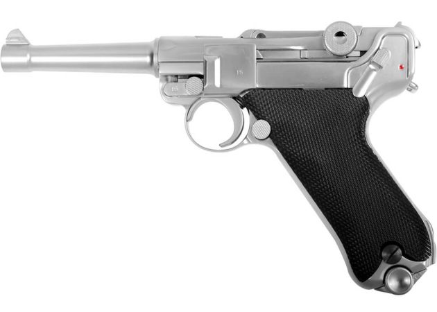 WE Luger P08 Silver
