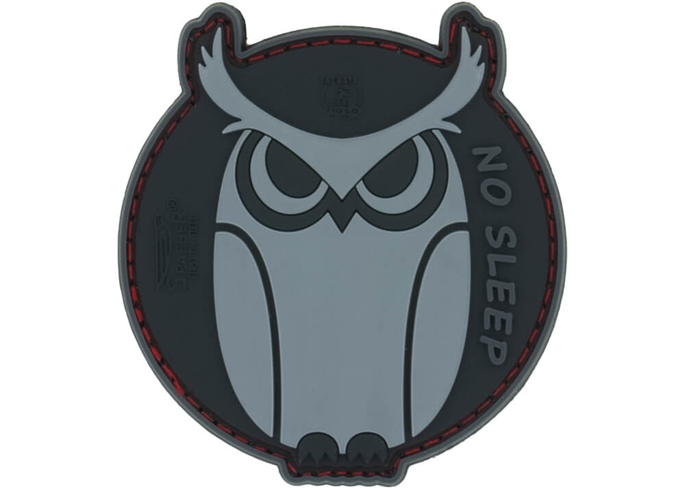 Patch JTG 3D PVC No Sleep Owl SpecialOps