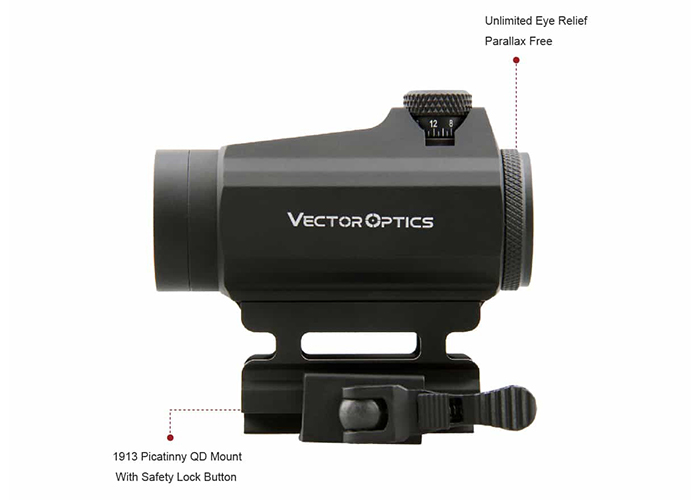 Vector Optics Maverick 1x22 GENⅡ マウントセット Vector Optics Maverick 1x22 GENⅡ マウントセット Red Dot