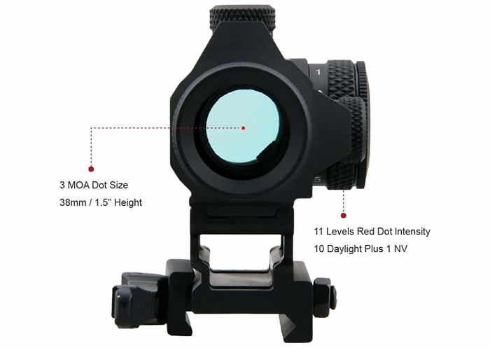 トイガン VECTOR OPTICS MAVERICK GEN2 Vector Optics Maverick-II 1x25 Gen.2 Red Dot Sight Motion