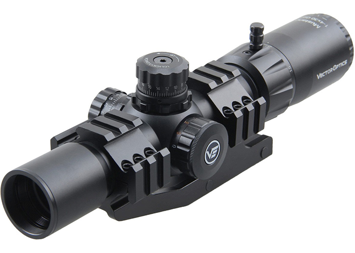 Rifle scope Vector Optics Mustang Gen II 1-4x30 Chevron