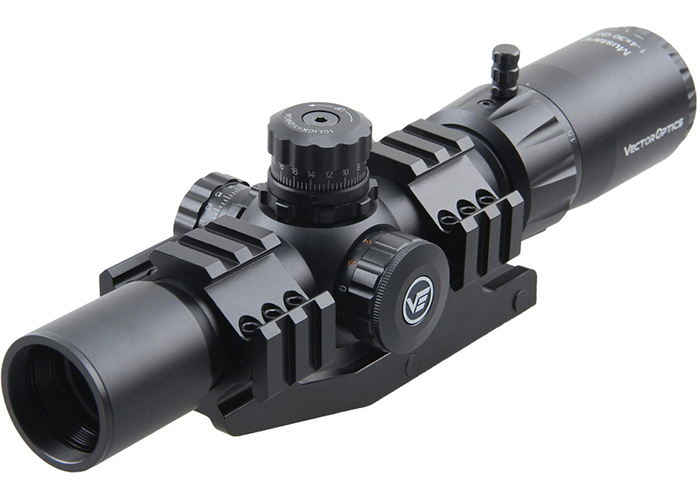 トイガン Vector Optics Mustang 1-4x30 GENII Vector Optics Mustang 1-4x30 1/2 MOA Chevron SFP 30mm Gen II