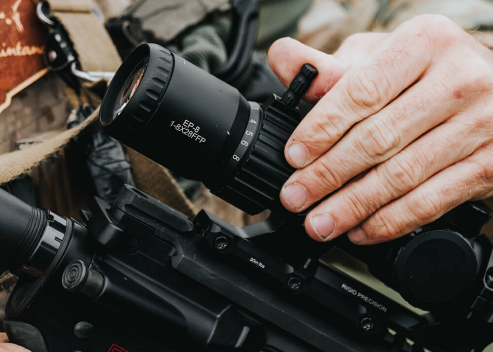 Arken EP-8 1-8x28 BDC KLBOX Rifle Scope