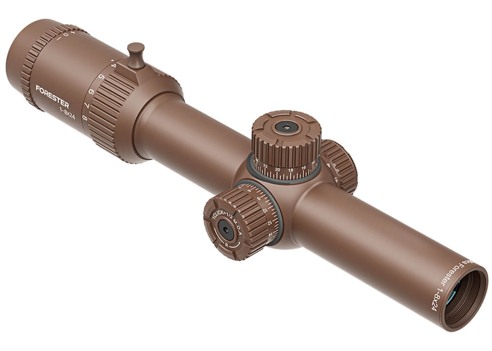 Vector Optics Forester 1-8x24 VFD-3 Rifle Scope - Coyote FDE