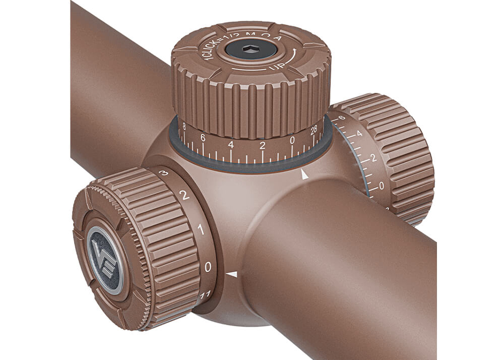 Vector Optics Forester 1-8x24 VFD-3 - Coyote FDE Rifle Scope