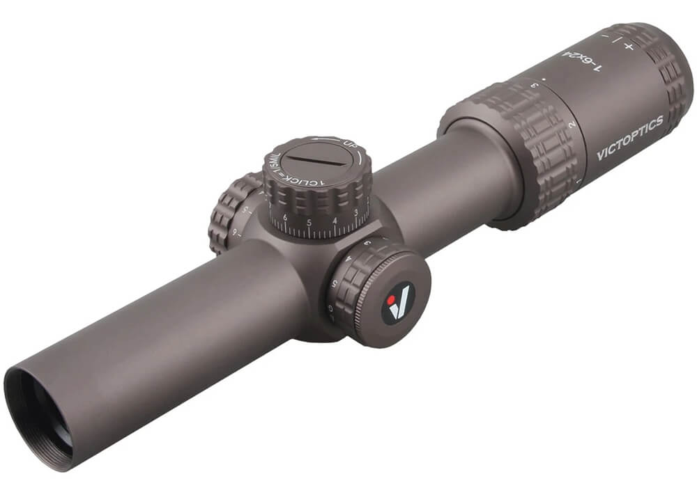 VICTOPTICS S6 1-6x24 Burnt Brown 中古品 VictOptics S6 1-6x24 VI-CTSIX Rifle Scope - Coyote FDE