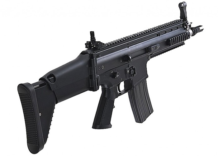 トイガン SCARL-CQC FN Herstal Licensed SCAR-L CQC by Cybergun CYMA Desert Tan
