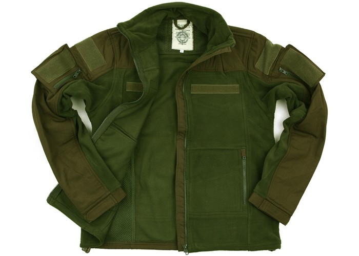 green fleece vest