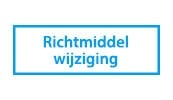 Richtmiddel wijziging