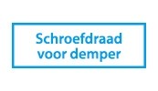 Schroefdraad voor demper luchtwapen